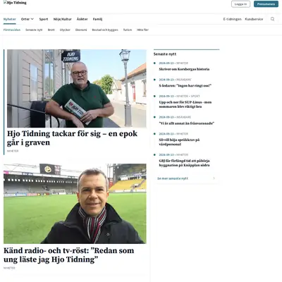 www.hjotidning.se startsida 2025