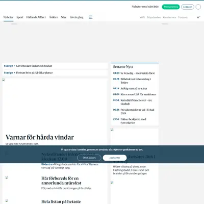 FALKENBERGS TIDNING MED FALKENBERGS-POSTEN startsida 2019