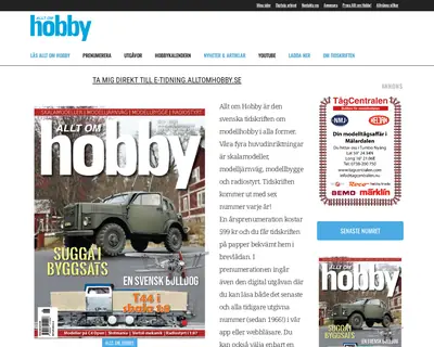 Allt om Hobby startsida 2025