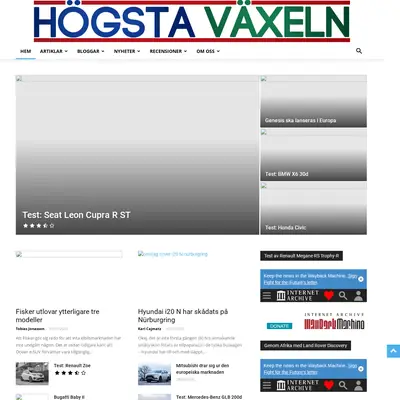 hogstavaxeln.se startsida 2020