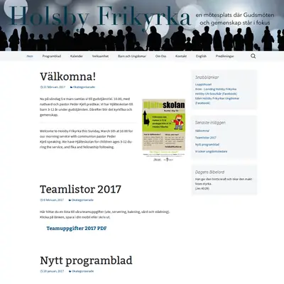 Holsby Frikyrka startsida 2017
