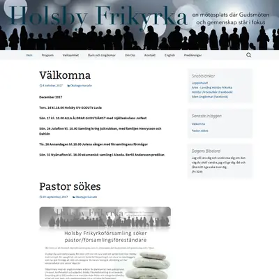 Holsby Frikyrka startsida 2018