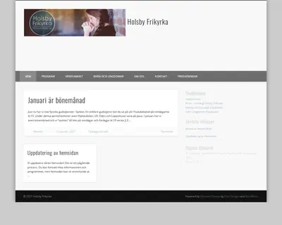 Holsby Frikyrka startsida 2021