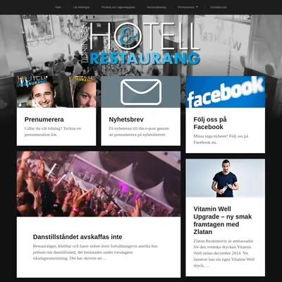 Hotell o Restaurang startsida 2015