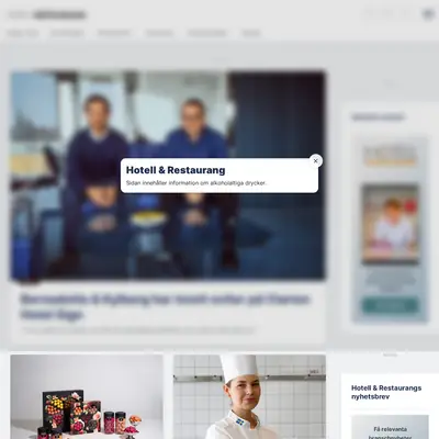 Hotell o Restaurang startsida 2026