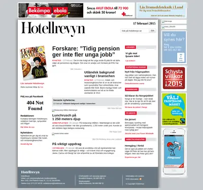 Hotellrevyn startsida 2015