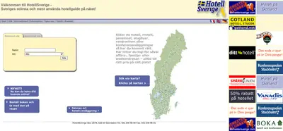 Tidskriften HotellSverige startsida 2006