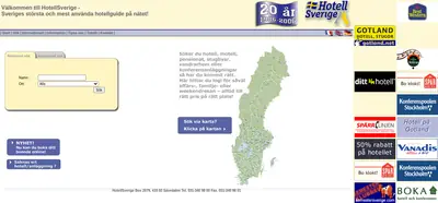 Tidskriften HotellSverige startsida 2008