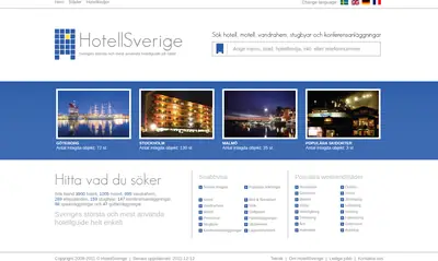 Tidskriften HotellSverige startsida 2012