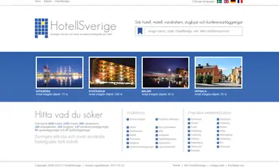Tidskriften HotellSverige startsida 2018