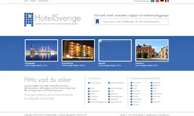 Tidskriften HotellSverige startsida 2025