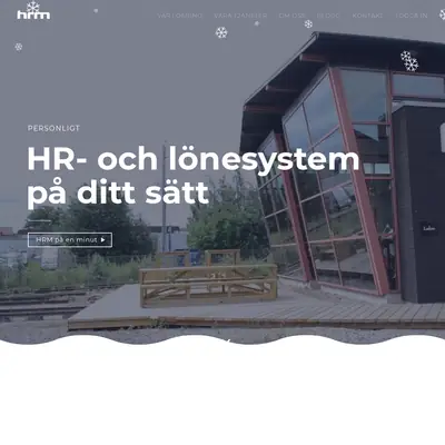 hrm, www.hrmsoftware.se startsida 2018