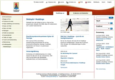 Huddinge Nyheter startsida 2011