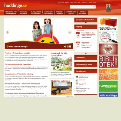 Huddinge Nyheter startsida 2013