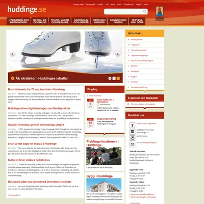 Huddinge Nyheter startsida 2016