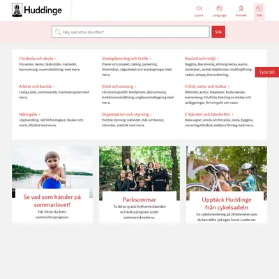 Huddinge Nyheter startsida 2017