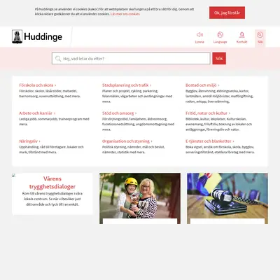Huddinge Nyheter startsida 2018