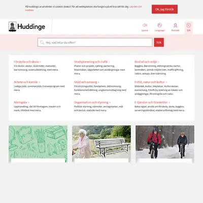 Huddinge Nyheter startsida 2019