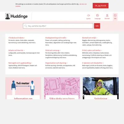 Huddinge Nyheter startsida 2021
