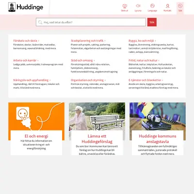 Huddinge Nyheter startsida 2023