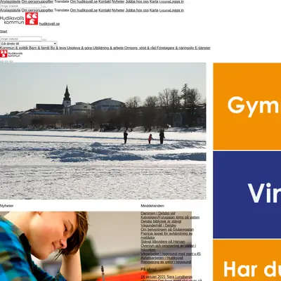 Hudiksvalls Nyheter startsida 2021