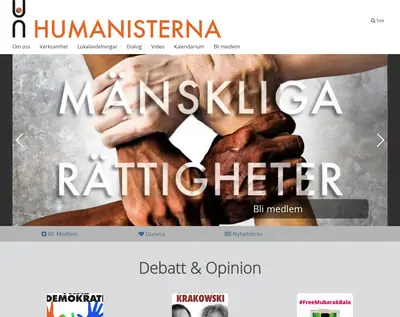 www.humanisterna.org startsida 2021