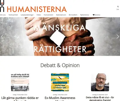 www.humanisterna.org startsida 2025