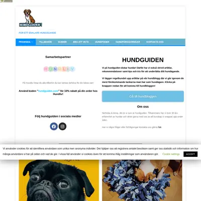 Hundguiden startsida 2020