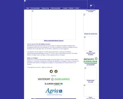 Hundstalls Nytt startsida 2006