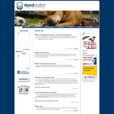 Hundstalls Nytt startsida 2011