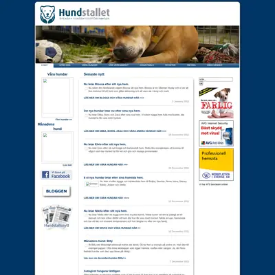 Hundstalls Nytt startsida 2012