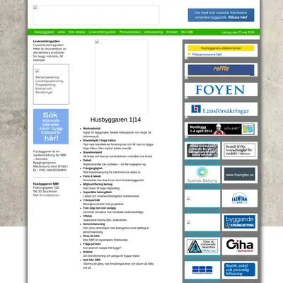 Husbyggaren startsida 2014