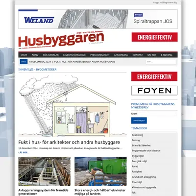 Husbyggaren startsida 2025