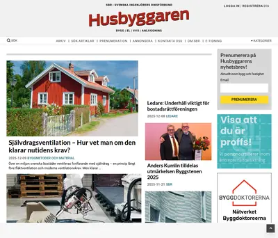 Husbyggaren startsida 2026