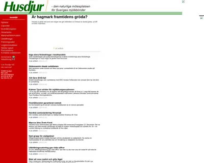 www.husdjur.se startsida 2004
