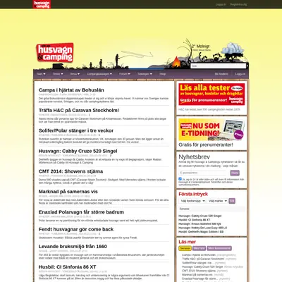 Allt om Husbil & Husvagn startsida 2014