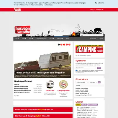 Allt om Husbil & Husvagn startsida 2017