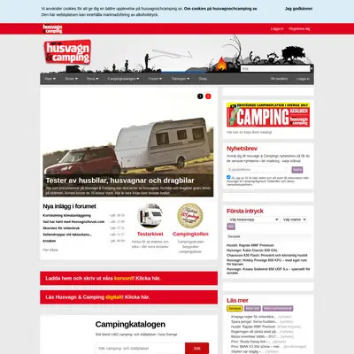 Allt om Husbil & Husvagn startsida 2018