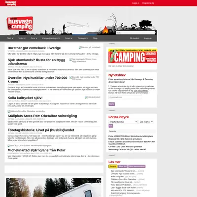 Allt om Husbil & Husvagn startsida 2021
