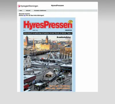Hyrespressen innerstan startsida 2014