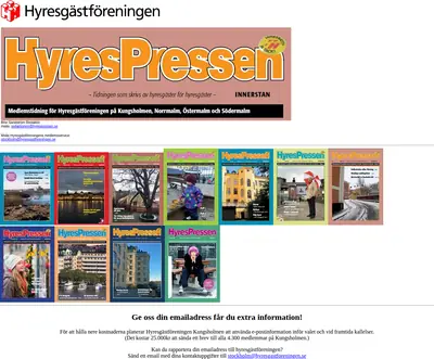Hyrespressen innerstan startsida 2018