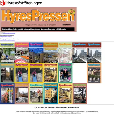 Hyrespressen innerstan startsida 2021