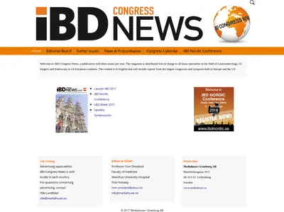 IBD Congress News startsida 2018