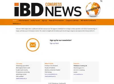 IBD Congress News startsida 2022