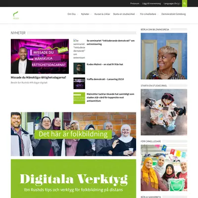 www.ibnrushd.se startsida 2022