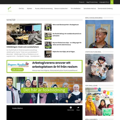 www.ibnrushd.se startsida 2023