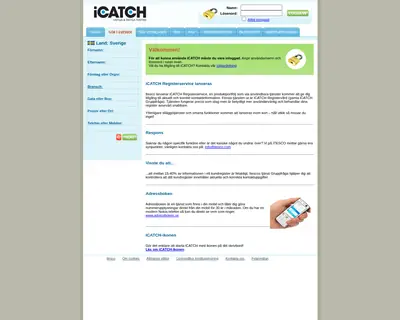 icatch.se startsida 2014