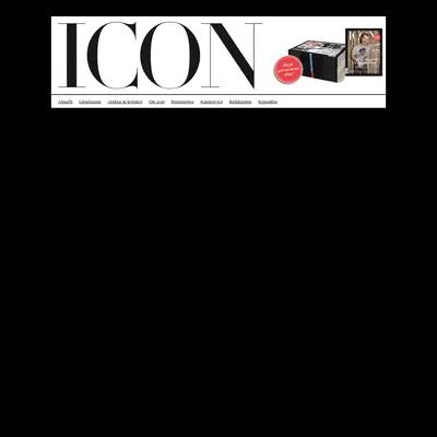 Icon, http://iconmagazine.se startsida 2013