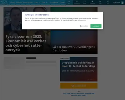 IDG.se startsida 2023