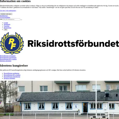 www.idrottenskungorelser.se startsida 2023
